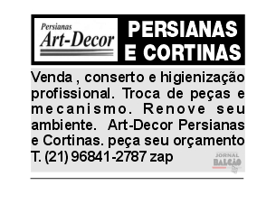 SITE ART DECOR PERSIANAS E CORTINAS
