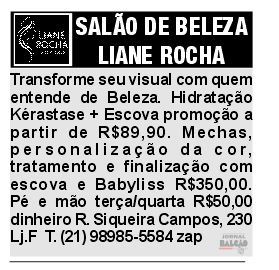 SITE SALAO LIANE ROCHA