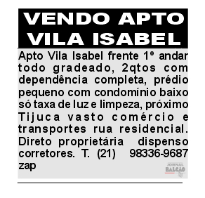 site VENDO APTO VILA ISABEL 2QTOS