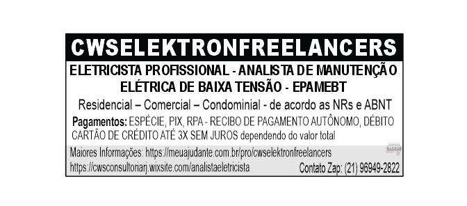 ELETRICISTA E ANALISTA PROFISSIONAL mod 3