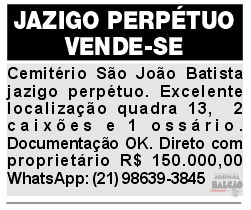 SITE - JAZIGO PERPETUO VENDE-SE