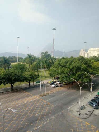 Praia Flamengo frontal Baía pão açúcar