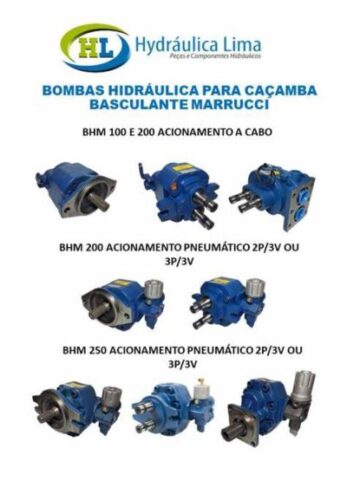 bombas hidráulicas para caçamba