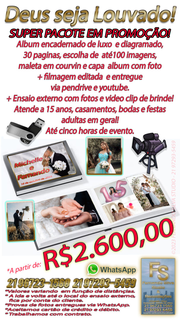 Fotografia e vídeo para sua festa!