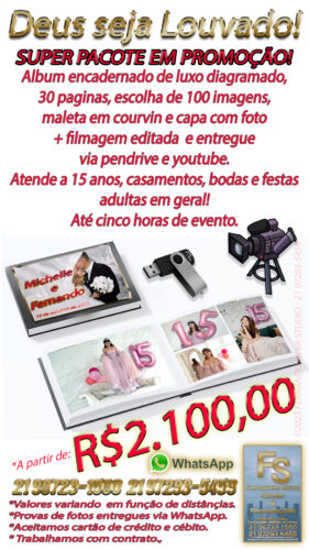 Fotografia e vídeo para sua festa!