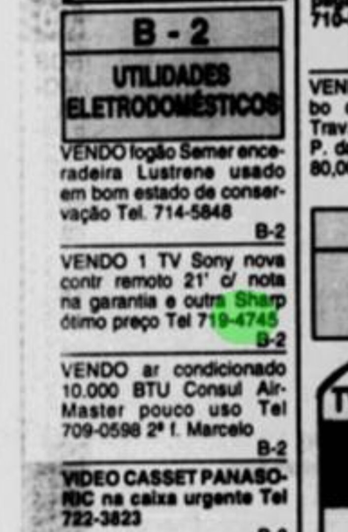 TV sharp e sony trinitron 20′ 21