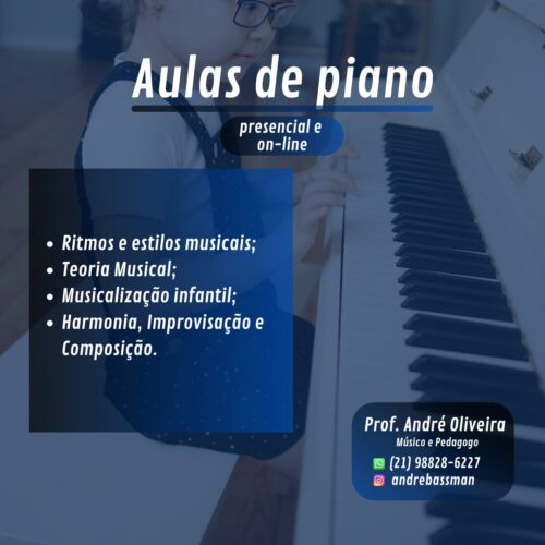 Aulas de Piano e Teclado.