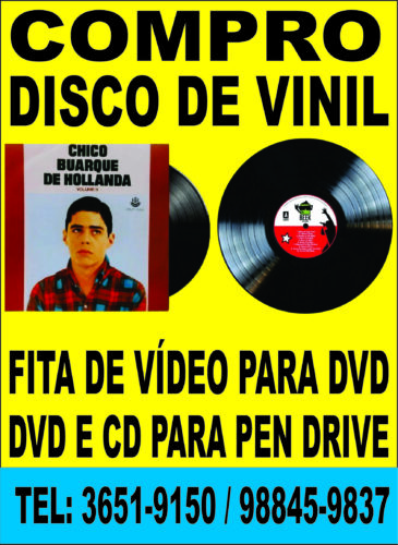 COMPRO DISCO DE VINIL