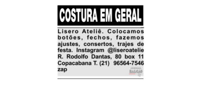 Costura em geral