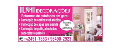 LM Decorações – Reformas de estofados em geral.