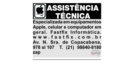 Assistência Técnica especializada Apple