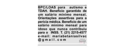 BPC/LOAS para autismo e TDAH. Benefício garantido de um salário mínimo mensal