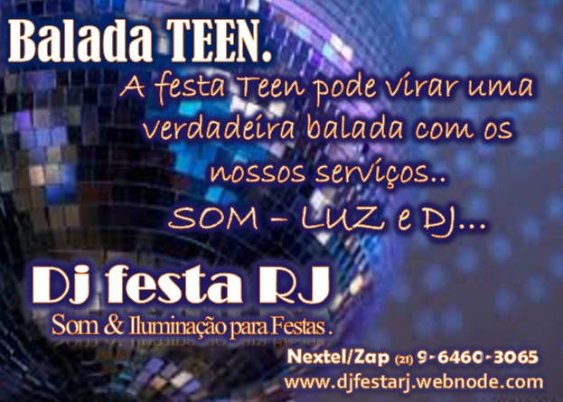 Dj Festa Teen Rio de Janeiro