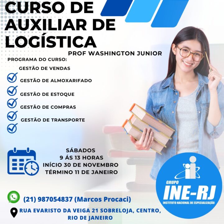 Curso de Auxiliar de Logística.