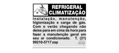 REFRIGERAL-CLIMATIZACAO