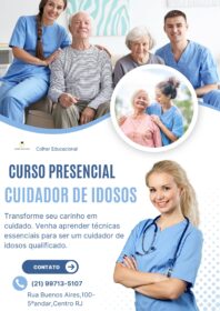 White-And-Blue-Modern-Caregiver-Service-Flyer