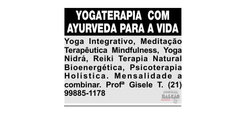 Yogaterapia com Ayurveda para a vida